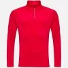 Rossignol T-Shirt & Tops Men's Classique 1/2 Zip Layer RED