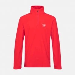 Rossignol T-Shirt & Tops Boys' Half-Zip Fleece Top RED