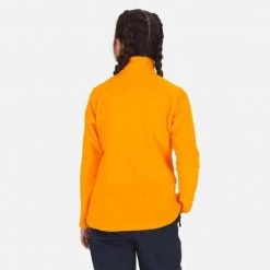 Rossignol T-Shirt & Tops Girls' Half-Zip Fleece ORANGE -Alpine Ski Sales Store rliyl06 431 rgb72dpi 03
