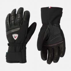 Rossignol Gloves & Mittens Men's Concept Leather IMPR Gloves BLACK