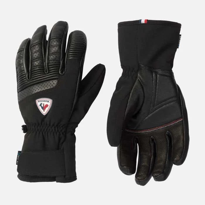 Rossignol Gloves & Mittens Men's Concept Leather IMPR Gloves BLACK 1 Rossignol Gloves & Mittens Men's Concept Leather IMPR Gloves BLACK