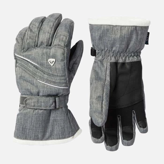 Rossignol Gloves & Mittens Women's Saphir IMPR Gloves GREY 1 Rossignol Gloves & Mittens Women's Saphir IMPR Gloves GREY