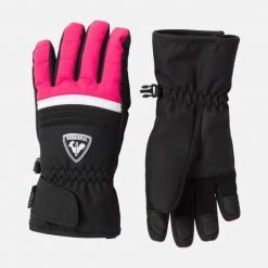 Rossignol Gloves & Mittens Juniors' Tech IMPR Gloves PINK PURPLE -Alpine Ski Sales Store rljyg01 374 rgb72dpi 01 2