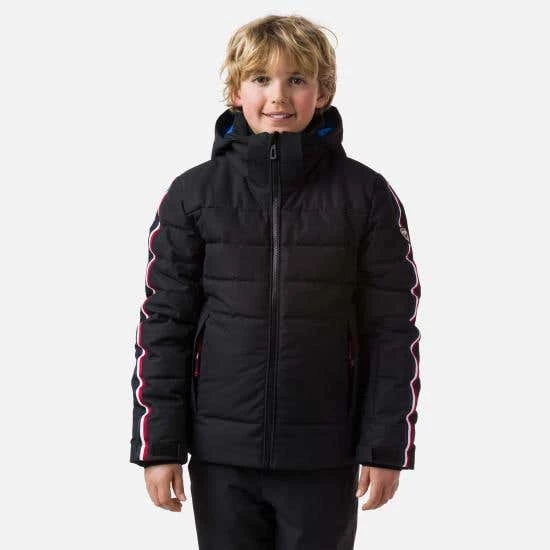 Rossignol Jackets Boys' Hiver Polydown Ski Jacket BLACK 2 Rossignol Jackets Boys' Hiver Polydown Ski Jacket BLACK - Image 2