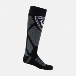 Rossignol Men's Wool And Silk Ski Socks BLACK -Alpine Ski Sales Store rlkmx12u 200 rgb72dpi 02