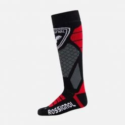Rossignol Men's Wool And Silk Ski Socks RED