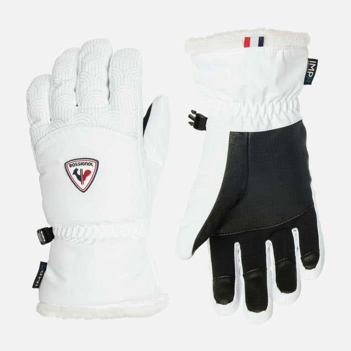 Rossignol Gloves & Mittens Women's Romy IMP'R Ski Gloves WHITE 1 Rossignol Gloves & Mittens Women's Romy IMP'R Ski Gloves WHITE