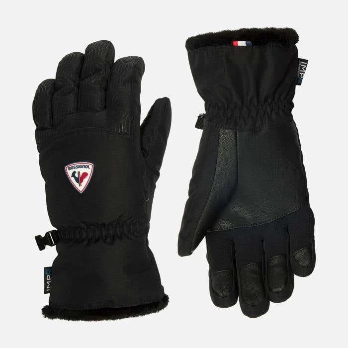 Rossignol Gloves & Mittens Women's Romy IMP'R Ski Gloves BLACK 1 Rossignol Gloves & Mittens Women's Romy IMP'R Ski Gloves BLACK