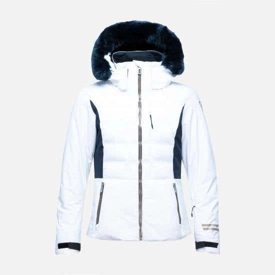 Rossignol Jackets Women's Depart Ski Jacket WHITE 1 Rossignol Jackets Women's Depart Ski Jacket WHITE