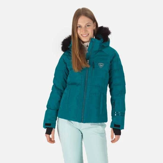 Rossignol Jackets Women's Rapide Pearly Ski Jacket BLUE 2 Rossignol Jackets Women's Rapide Pearly Ski Jacket BLUE - Image 2