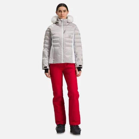 Rossignol Jackets Women's Rapide Metallic Ski Jacket GREY 2 Rossignol Jackets Women's Rapide Metallic Ski Jacket GREY - Image 2