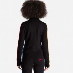Rossignol T-Shirt & Tops JCC Women's Twins Full-Zip Sweater BLACK -Alpine Ski Sales Store rlkwo05 200 rgb72dpi 03