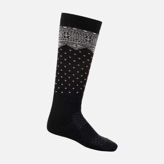Rossignol Women's Sportchic Ski Socks BLACK 2 Rossignol Women's Sportchic Ski Socks BLACK - Image 2