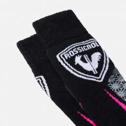 Rossignol Women's Wool And Silk Ski Socks PINK PURPLE -Alpine Ski Sales Store rlkwx11u 366 rgb72dpi 03
