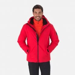 Rossignol Jackets Men's Controle Ski Jacket RED -Alpine Ski Sales Store rllmj05 a 301 rgb72dpi 02