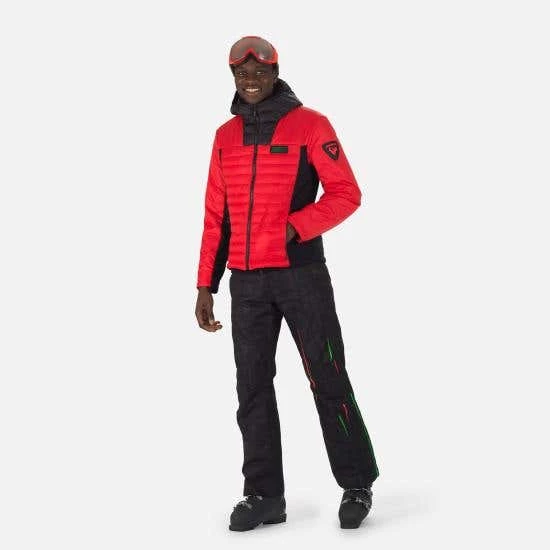 Rossignol Jackets Men's Hero Hybrid Light Jacket RED 2 Rossignol Jackets Men's Hero Hybrid Light Jacket RED - Image 2