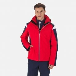 Rossignol Jackets Men's Aerial Ski Jacket RED -Alpine Ski Sales Store rllmj16 a 301 rgb72dpi 02