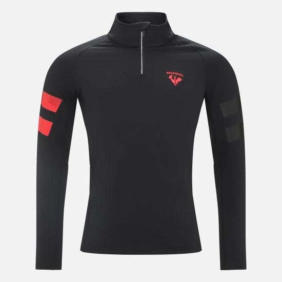 Rossignol T-Shirt & Tops Men's Classique Hero Half-Zip Fleece Top BLACK 1 Rossignol T-Shirt & Tops Men's Classique Hero Half-Zip Fleece Top BLACK