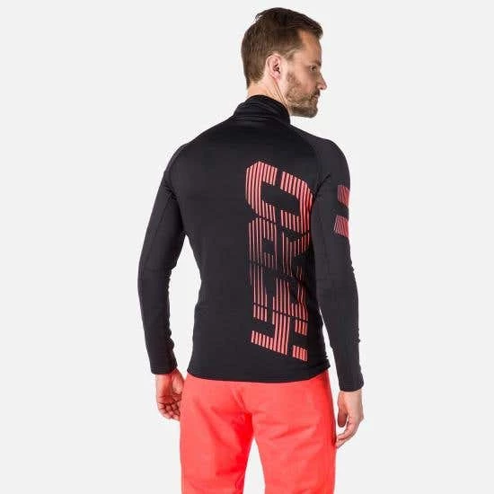 Rossignol T-Shirt & Tops Men's Classique Hero Half-Zip Fleece Top BLACK 4 Rossignol T-Shirt & Tops Men's Classique Hero Half-Zip Fleece Top BLACK - Image 4