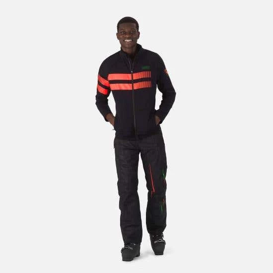 Rossignol T-Shirt & Tops Men's Hero Clim Fleece Jacket BLACK 1 Rossignol T-Shirt & Tops Men's Hero Clim Fleece Jacket BLACK
