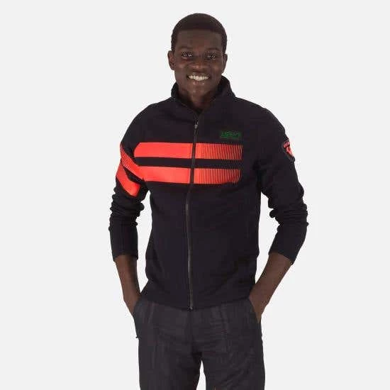 Rossignol T-Shirt & Tops Men's Hero Clim Fleece Jacket BLACK 2 Rossignol T-Shirt & Tops Men's Hero Clim Fleece Jacket BLACK - Image 2