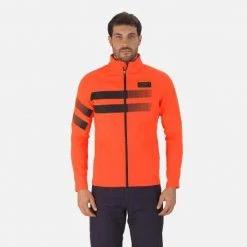 Rossignol T-Shirt & Tops Men's Hero Clim Fleece Jacket RED -Alpine Ski Sales Store rllml04 a 316 rgb72dpi 02
