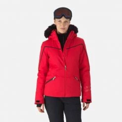 Rossignol Jackets Women's Ski Jacket RED -Alpine Ski Sales Store rllwj07 a 301 rgb72dpi 02