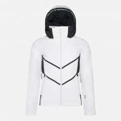 Rossignol Jackets Women's React Merino Ski Jacket WHITE