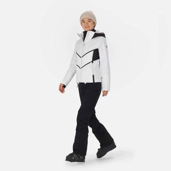 Rossignol Jackets Women's React Merino Ski Jacket WHITE 2 Rossignol Jackets Women's React Merino Ski Jacket WHITE - Image 2