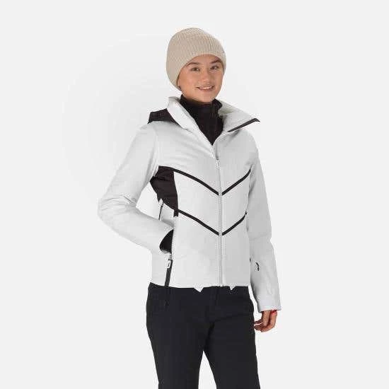Rossignol Jackets Women's React Merino Ski Jacket WHITE 3 Rossignol Jackets Women's React Merino Ski Jacket WHITE - Image 3
