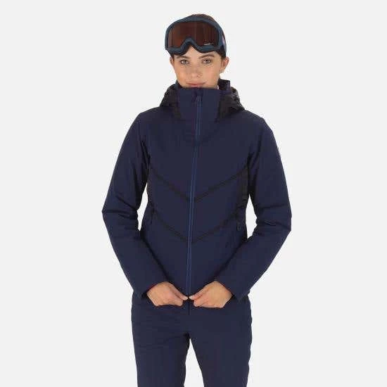 Rossignol Jackets Women's React Merino Ski Jacket BLUE 2 Rossignol Jackets Women's React Merino Ski Jacket BLUE - Image 2