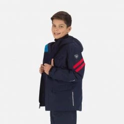Rossignol Jackets Boys' React Ski Jacket BLUE -Alpine Ski Sales Store rllyj04 715 rgb72dpi 04